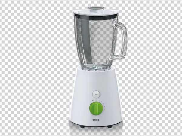 White Braun Blender PNG Transparent Background