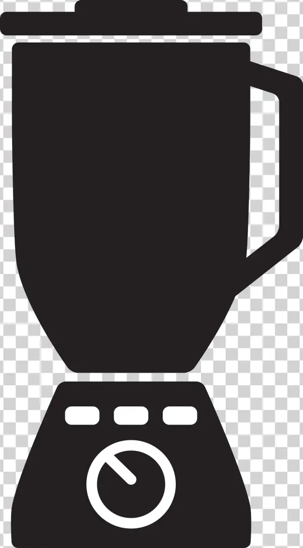 Black Blender Icon PNG Transparent Background