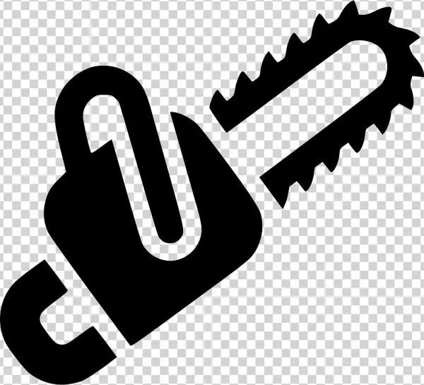 Chainsaw Icon PNG Transparent Background