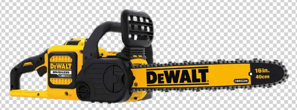 DeWalt 60V MAX Brushless Chainsaw PNG Transparent