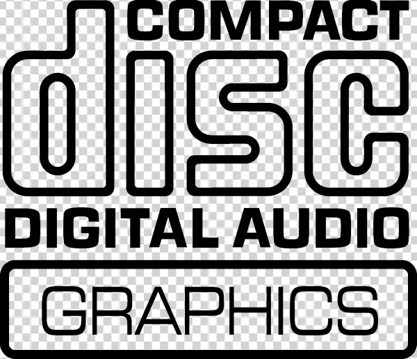 Compact Disc Digital Audio Graphics Logo PNG Transparent Background