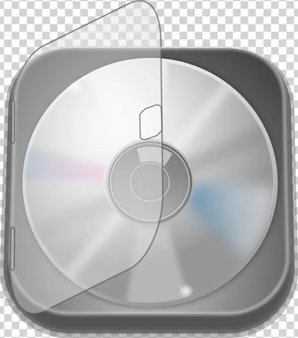 CD in Transparent Case PNG