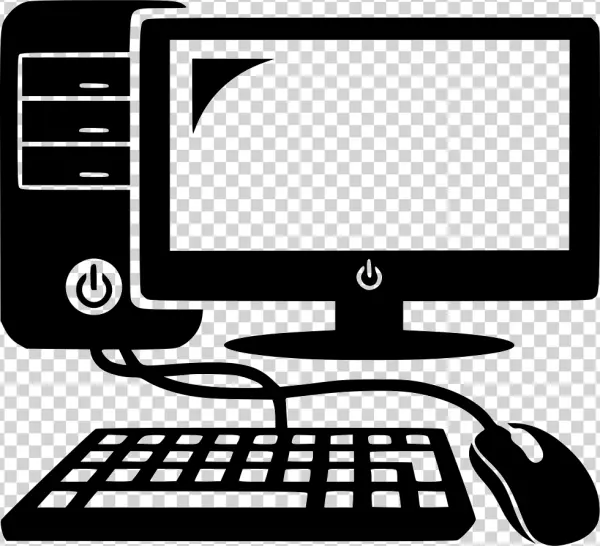 Desktop Computer Setup Icon