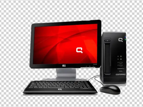 Compaq Desktop Computer System Transparent PNG