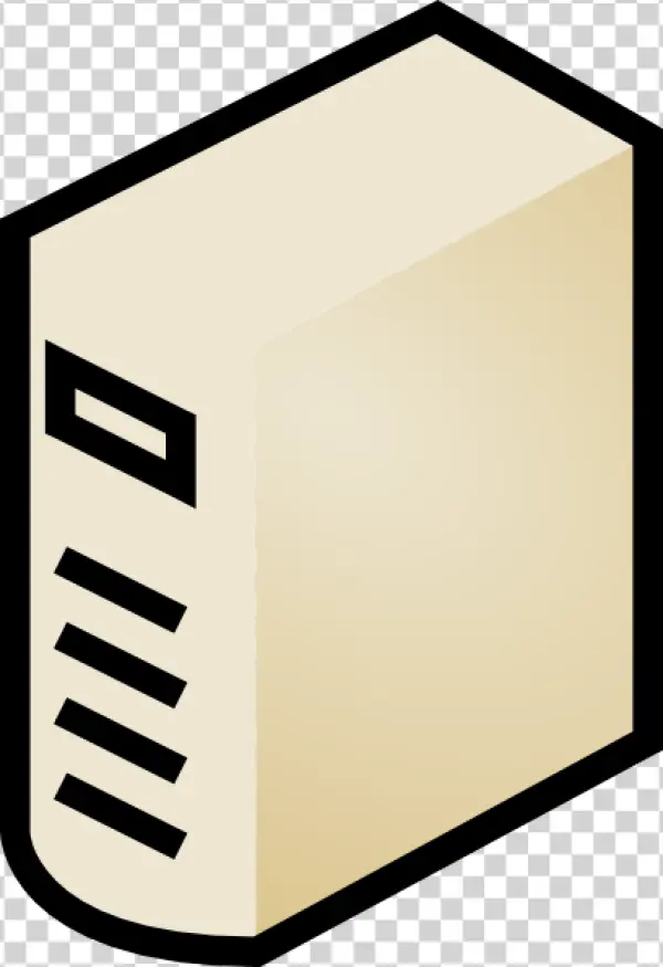 Computer Tower Icon Transparent PNG