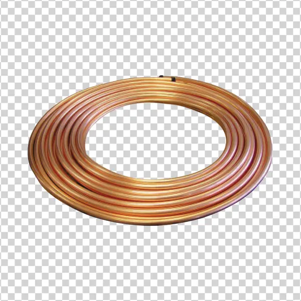 Coiled Copper Tubing PNG Transparent Background