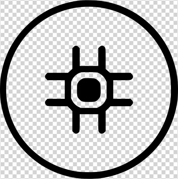Network Node Circuit Icon Transparent PNG
