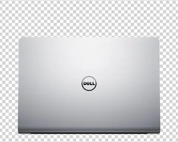 Dell Laptop Lid PNG Transparent Background