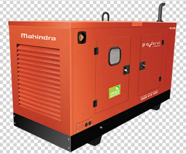 Mahindra Powerol Generator PNG Transparent Background