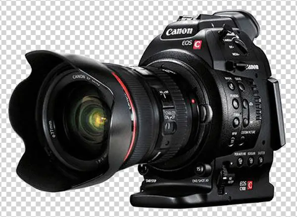 Canon EOS C100 Professional Video Camera PNG
