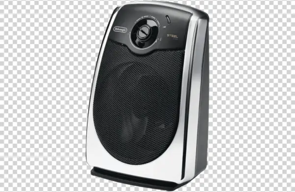 DeLonghi Steel Elite Fan Heater PNG Transparent