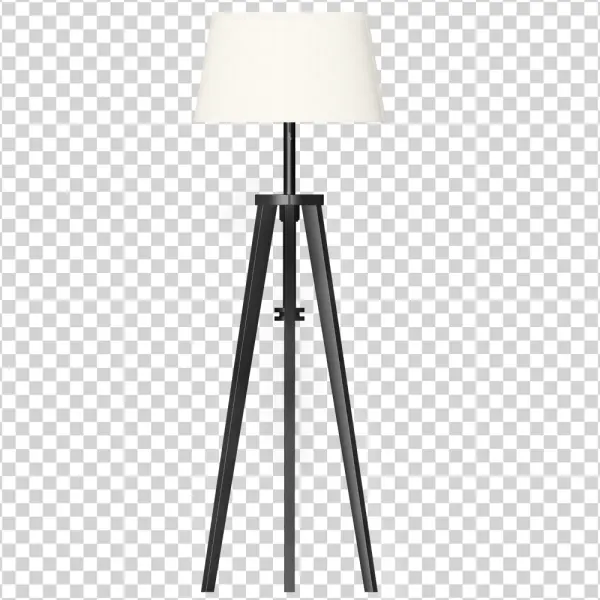 Modern Tripod Floor Lamp PNG Transparent