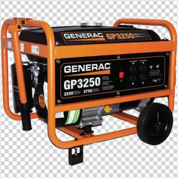 Generac GP3250 Portable Power Generator PNG Transparent