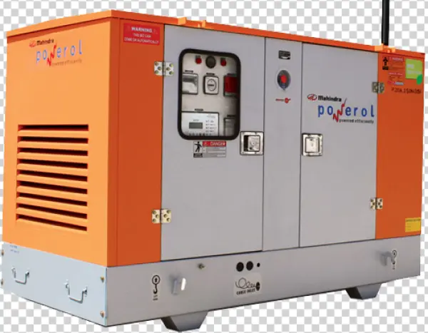 Mahindra Powerol Generator PNG Transparent Background