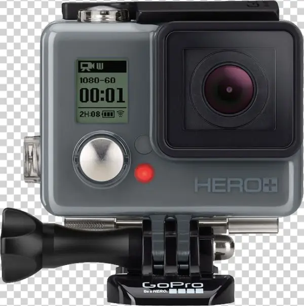 GoPro HERO Action Camera PNG Transparent