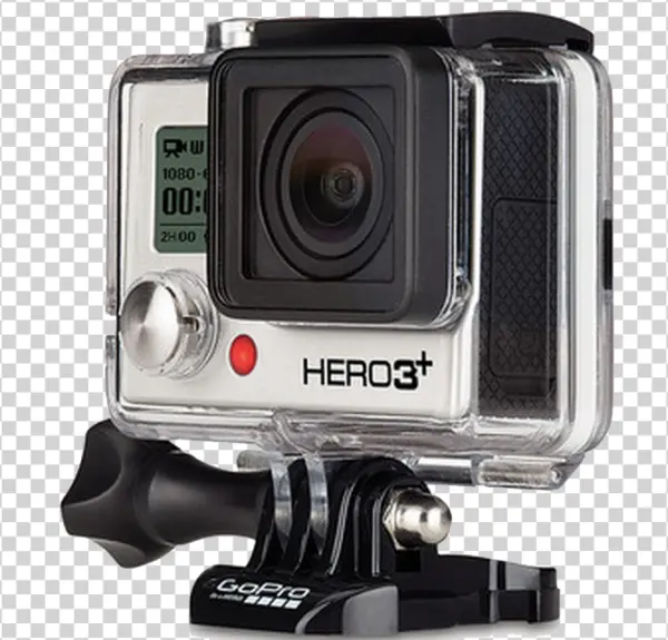 GoPro HERO3  Action Camera PNG Transparent Background