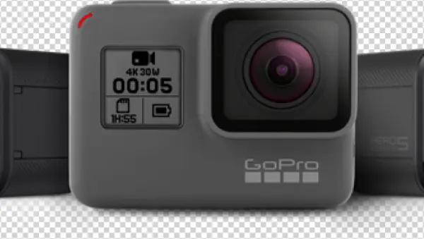 GoPro Hero 5 Camera PNG Transparent Background