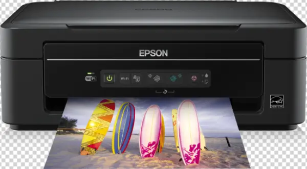 Epson Printer Printing Photo PNG Transparent Background