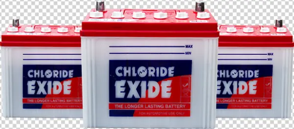 Chloride Exide Automotive Battery PNG Transparent