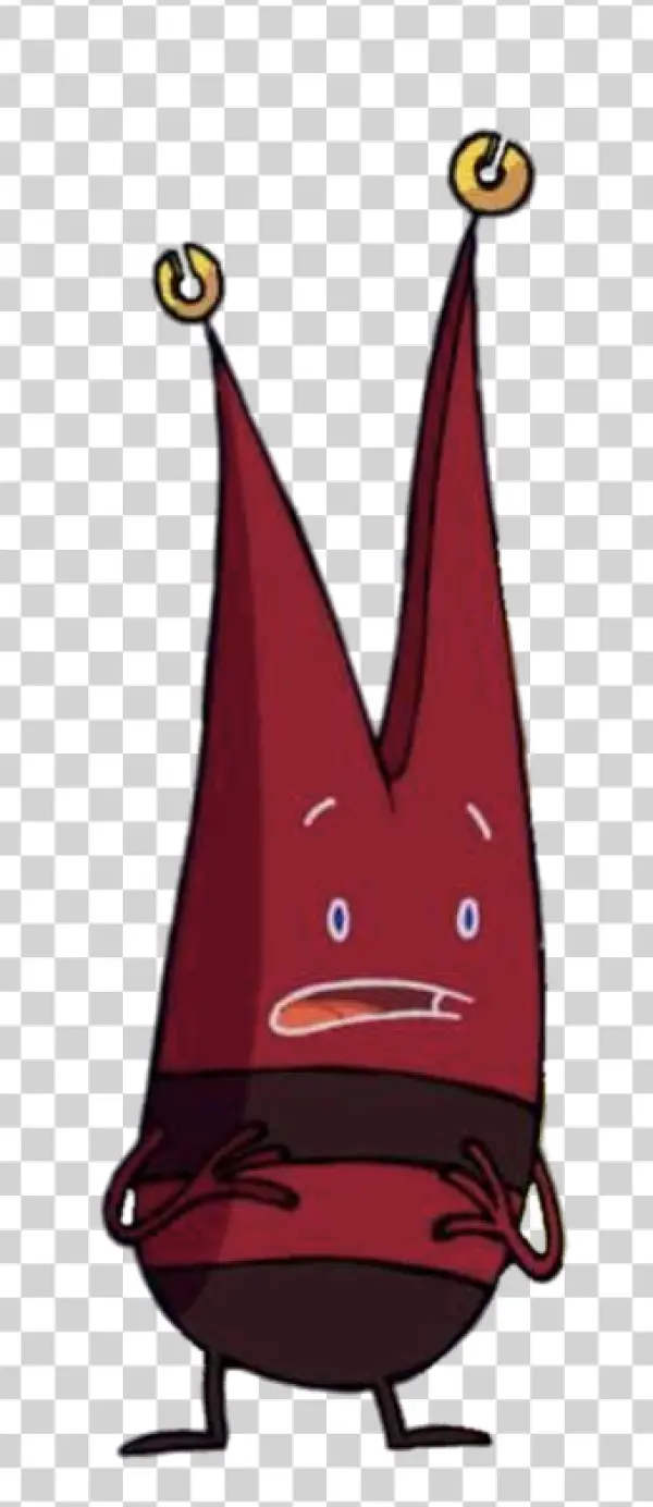 Red Cartoon Bug Character PNG
