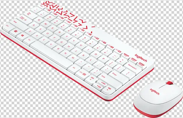 Logitech Wireless Keyboard and Mouse Combo PNG Transparent