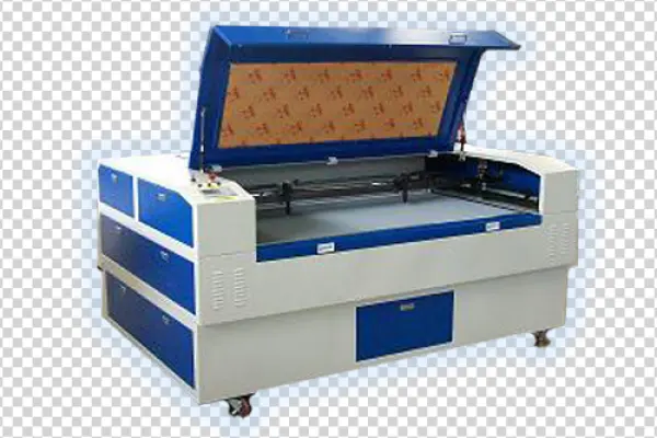 Industrial Laser Cutting Machine PNG Transparent