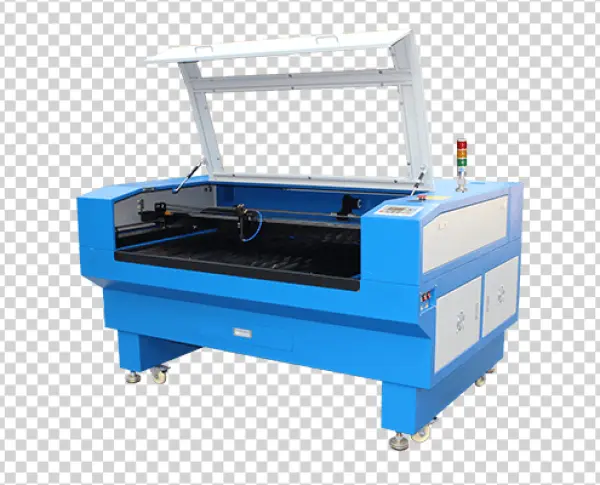 Industrial Laser Cutting Machine Transparent Background