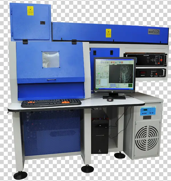 Industrial Laser Engraving System PNG Transparent Background