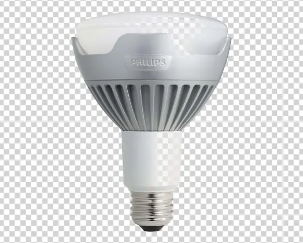 Philips BR30 LED Light Bulb PNG Transparent