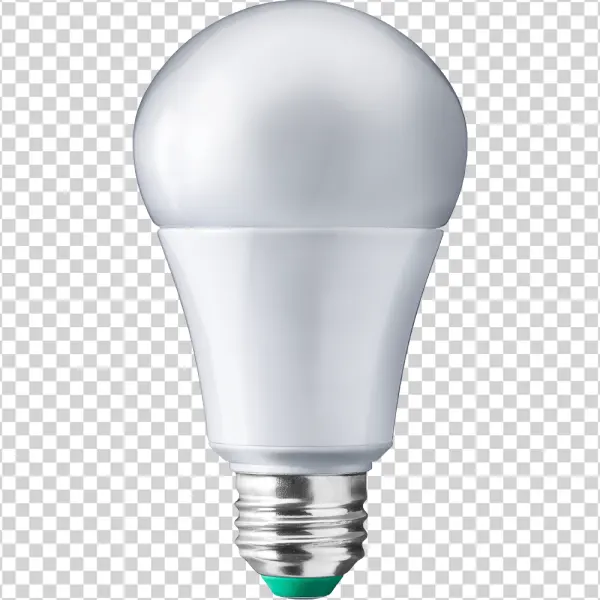 LED Light Bulb Transparent Background