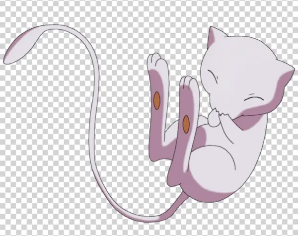 Sleeping Mew Pokémon Transparent PNG