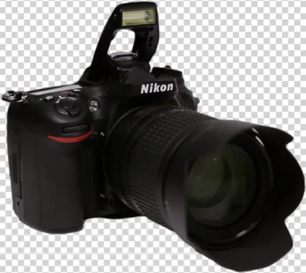 Nikon DSLR Camera PNG Transparent Background