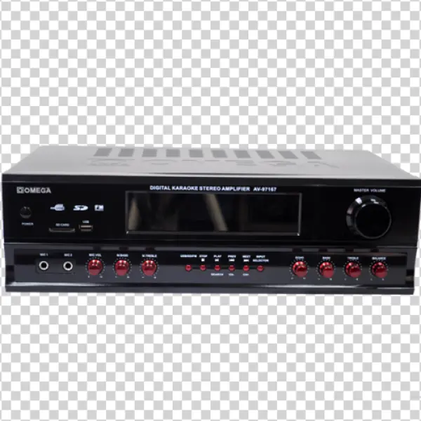 Digital Karaoke Stereo Amplifier PNG Transparent