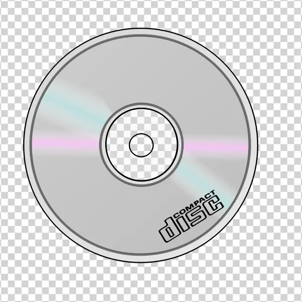 Compact Disc CD PNG Transparent Background