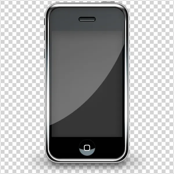 Classic iPhone 3D Render PNG Transparent Background