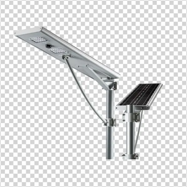 Solar Street Light with Panel PNG Transparent Background