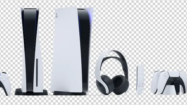 PlayStation 5 Console and Accessories PNG