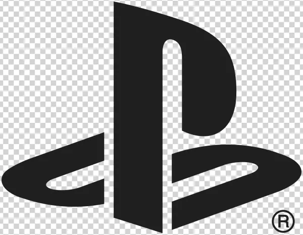 PlayStation Logo Black Transparent Background