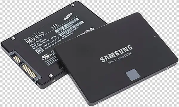 Samsung SSD 850 EVO Solid State Drive PNG Transparent