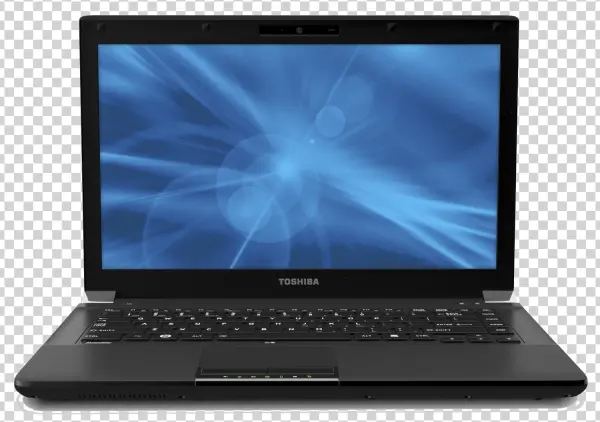 Toshiba Laptop PNG Transparent Background