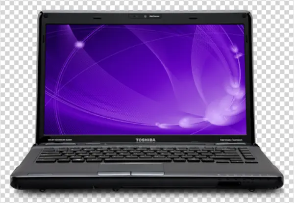 Toshiba Laptop PNG Transparent Background