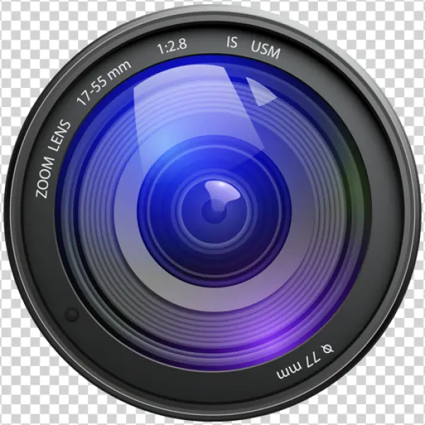 Zoom Lens PNG Transparent Background