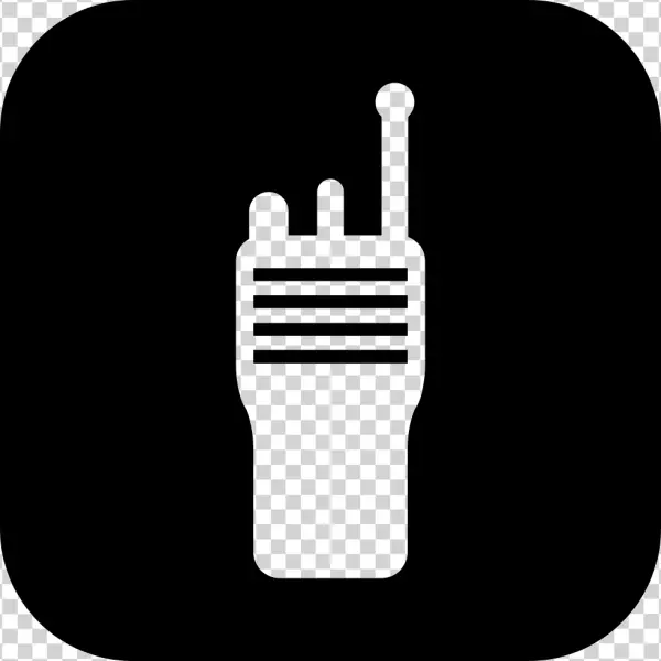Walkie Talkie Icon PNG Transparent Background