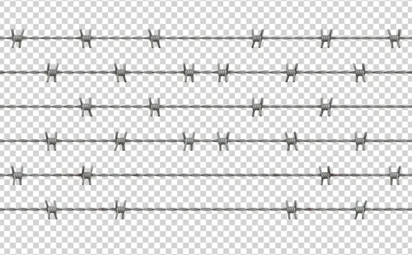 Barbed Wire Rows PNG Transparent Background