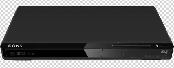 Sony CD DVD Player DVP-SR170 PNG Transparent Background