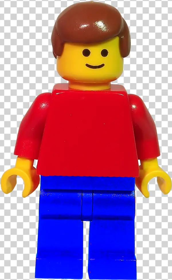 Classic Lego Man PNG Transparent Background