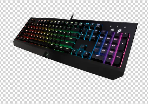 Razer RGB Gaming Keyboard PNG Transparent