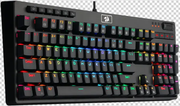 RGB Gaming Mechanical Keyboard PNG Transparent Background