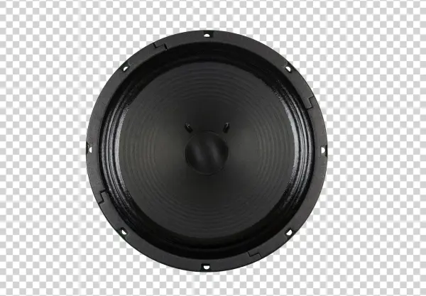 Black Audio Speaker PNG Transparent Background