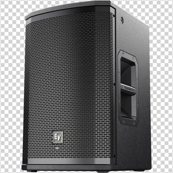 Black Electro-Voice Loudspeaker PNG Transparent Background